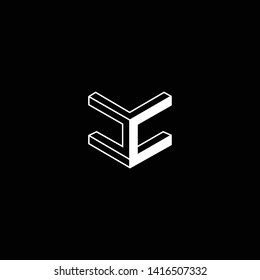 Outstanding professional elegant trendy awesome artistic black and white color I II H HH HC CH initial based Alphabet icon logo.