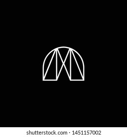 Outstanding professional elegant trendy awesome artistic black and white color WS initial based Alphabet icon logo.
