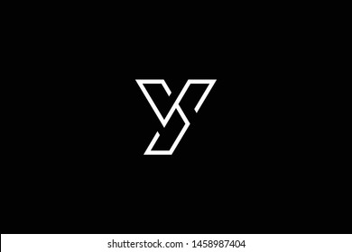 Yj Jy Logo Letter Y J Stock Vector (Royalty Free) 2133363201