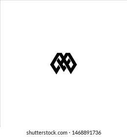 Outstanding professional elegant trendy awesome artistic black and white color MV VM MX XM MA AM initial based Alphabet icon logo