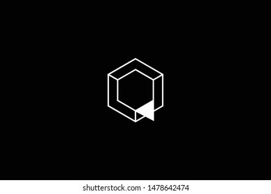Outstanding professional elegant trendy awesome artistic black and white color Q QQ initial based Alphabet icon logo.