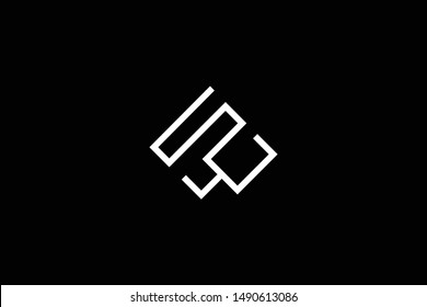 Outstanding professional elegant trendy awesome artistic black and white color WS SW initial based Alphabet icon logo.