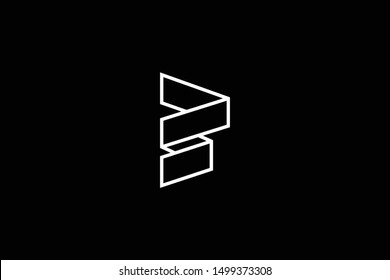 Outstanding professional elegant trendy awesome artistic black and white color B BB BS SB initial based Alphabet icon logo.