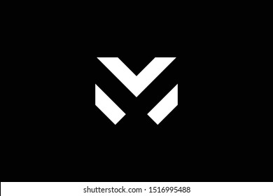 Outstanding professional elegant trendy awesome artistic black and white color M MX XM initial based Alphabet icon logo.