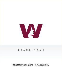 Outstanding professional elegant trendy awesome artistic. W initial based Alphabet icon logo.