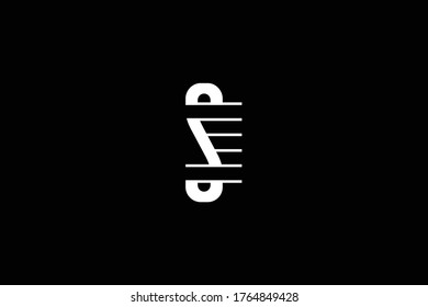 Outstanding professional elegant trendy awesome artistic black and white color SE ES initial based Alphabet icon logo.