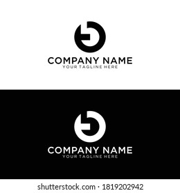 Outstanding professional elegant trendy awesome artistic black and white color TB BT initial based Alphabet icon logo.