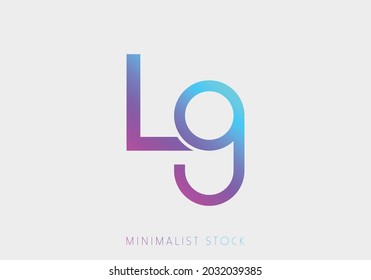 Outstanding Professional Elegant Trendy Awesome Artistic LG GL Initial Based Alphabet Icon Vector Logo for Brand Identity, Real Estate, Business Shop and Company