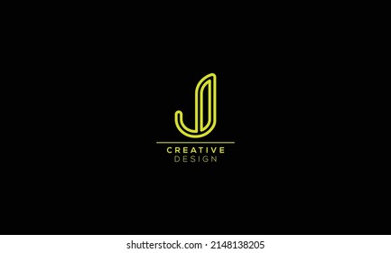 Outstanding professional elegant trendy awesome artistic J initial based Alphabet icon logo.