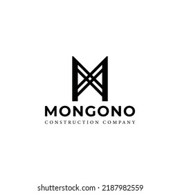 Outstanding professional elegant trendy awesome artistic black and white color M MX XM initial based Alphabet icon logo.