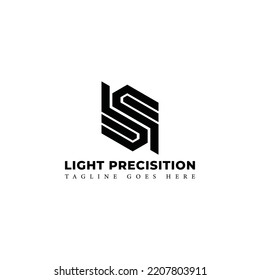 Outstanding professional elegant trendy awesome artistic black and white color PL LP initial based Alphabet icon logo.