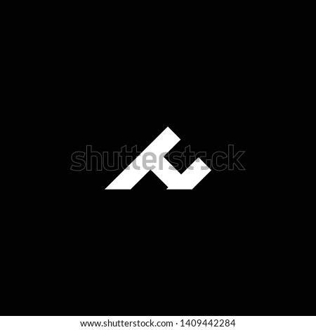 Outstanding professional elegant trendy awesome artistic black and white color H HT TH initial based Alphabet icon logo.