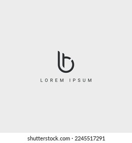 Outstanding professional letter BR RB logo design elegant trendy awesome artistic black and white color initial based Monogram icon