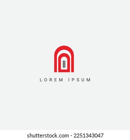 Outstanding professional letter Marvelous logo design elegant trendy awesome artistic black and Red color initial based Monogram icon