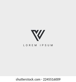 Outstanding professional letter VE EV logo design elegant trendy awesome artistic black and white color initial based Monogram icon.
