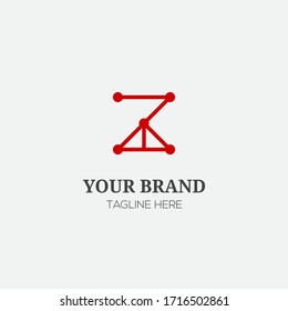 outstanding technology logo template design vector with creative tech icon