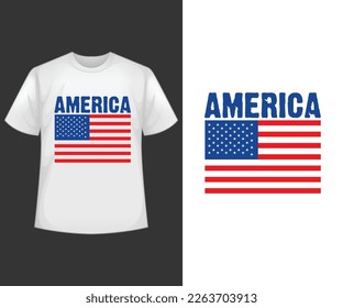 Outstanding T-Shirt design, unique design, America.