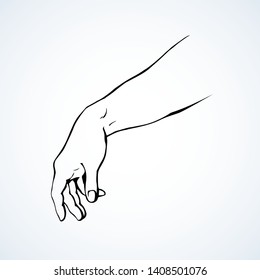 Outstretched Hand Sketch Stock Illustrations Images Vectors Shutterstock