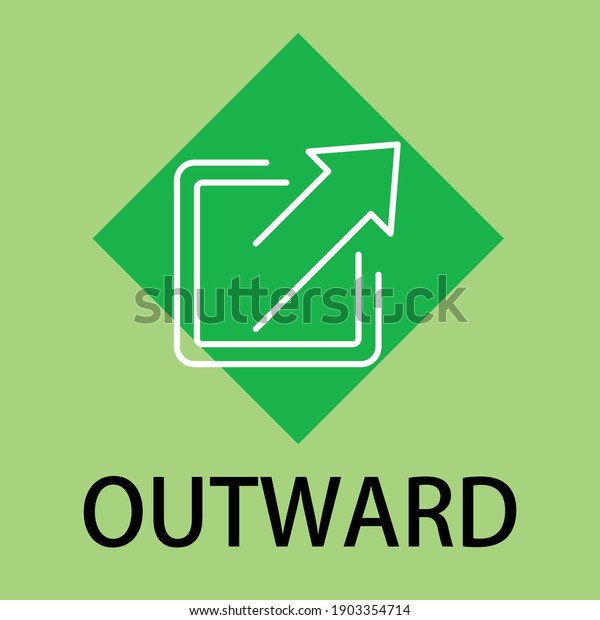 outward\
icon design for organization. Organization letterhead design,\
advertising material, and signs as an\
emblem.