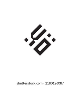 OV abstract geometric concept logo in high quality professional design that will be best for street style