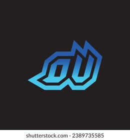 OV initial inspiration logo design esport and gaming clan ideas