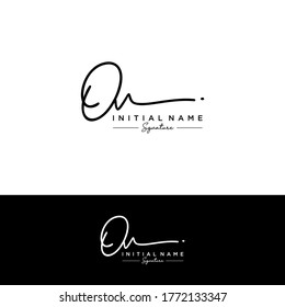 OV Initial letter handwriting and signature logo.