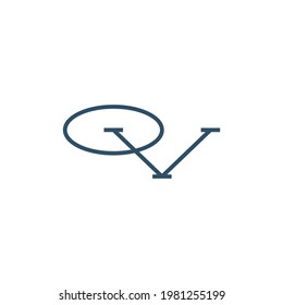 imagen del icono del vector del logotipo inicial