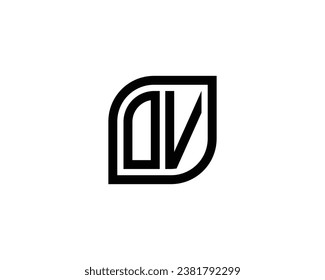 plantilla vectorial de diseño de logotipo OV