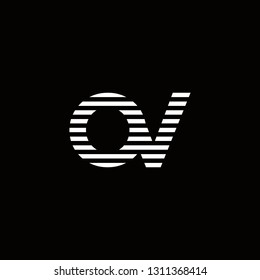 OV Logo Letter initial Designs Templete