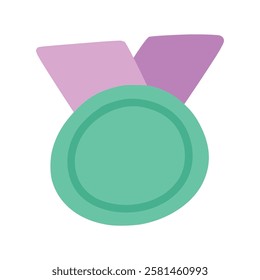 Oval badge doodle, illustration, simple, minimalist, hand-drawn, playful, clean, cute, aesthetic and friendly