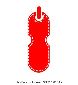 etiqueta en blanco ovalada con, ilustración vectorial

