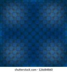Oval blue background squares