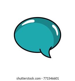 oval chat bubble art text message