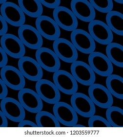 Oval diagonal fabric pattern. Vector illustration.