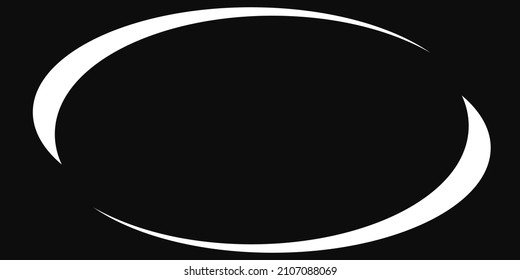 Oval, ellipse empty, blank circular banner shape. Oval, ellipse frame, border
