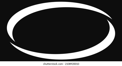 Oval, ellipse empty, blank circular banner shape. Oval, ellipse frame, border