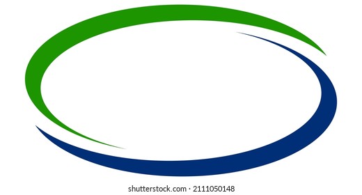 Oval, ellipse empty, blank circular banner shape. Oval, ellipse frame, border