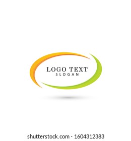 Oval & Ellipse Graphic Logo. Symbol & Icon Vector Template.