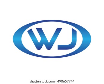 Oval or Ellipse WJ Initial Vector Design Element 