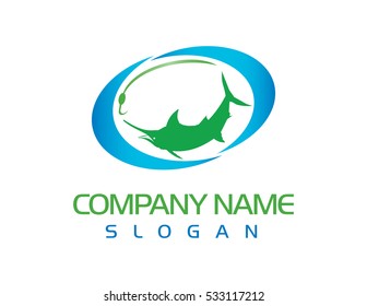 oval fish logo