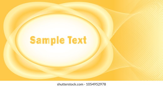 oval frame with gradient