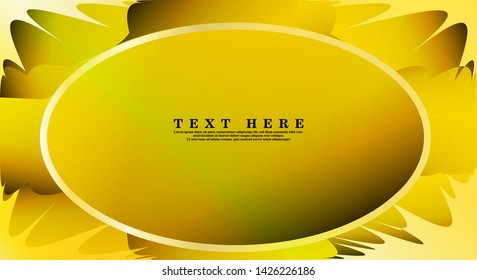 oval frame vector for any background
