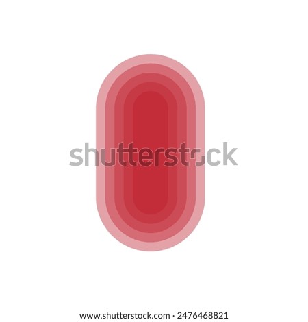 oval layers logo or icon. modern flat Stripe logo. track logos for businesses, companies, teams and others.