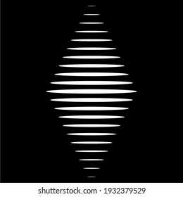 Oval Lines Motif Pattern. Contemporary Decoration for Interior, Exterior, Carpet, Textile, Garment, Cloth, Silk, Tile, Plastic, Paper, Wrapping, Wallpaper, Ect. Vector Illustration  