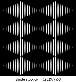 Oval Lines Motif Pattern. Contemporary Decoration for Interior, Exterior, Carpet, Textile, Garment, Cloth, Silk, Tile, Plastic, Paper, Wrapping, Wallpaper, Ect. Vector Illustration  