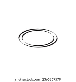 oval logo icon template vector, eps 10.

