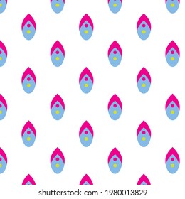 Diseño de patrones ovalados en colores bonitos. Diseño de patrones impecable. Se utiliza para tapicería, decoración, textiles, diseño web, fondos y más.