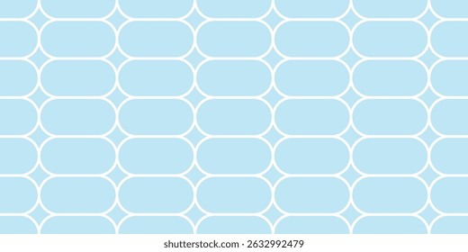Oval pattern. Seamless geometric background with lines.