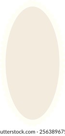 Oval Postage Stamp Blank Template Vector Illustration