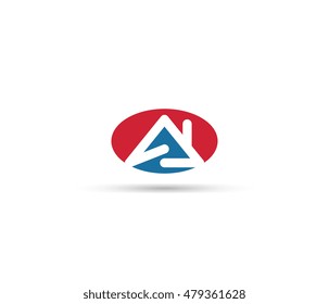 Oval Property logo template